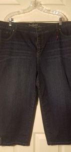 Plus Size Jean Capris